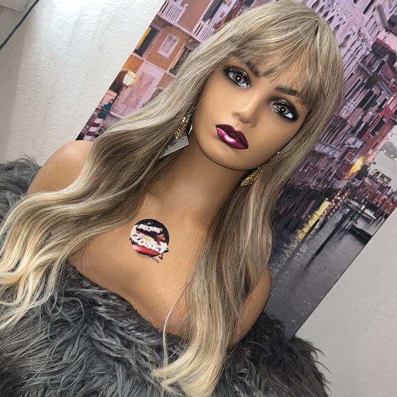 VIP wig Hair Fancy Wave Mixed Blonde Full Wig Poshmark